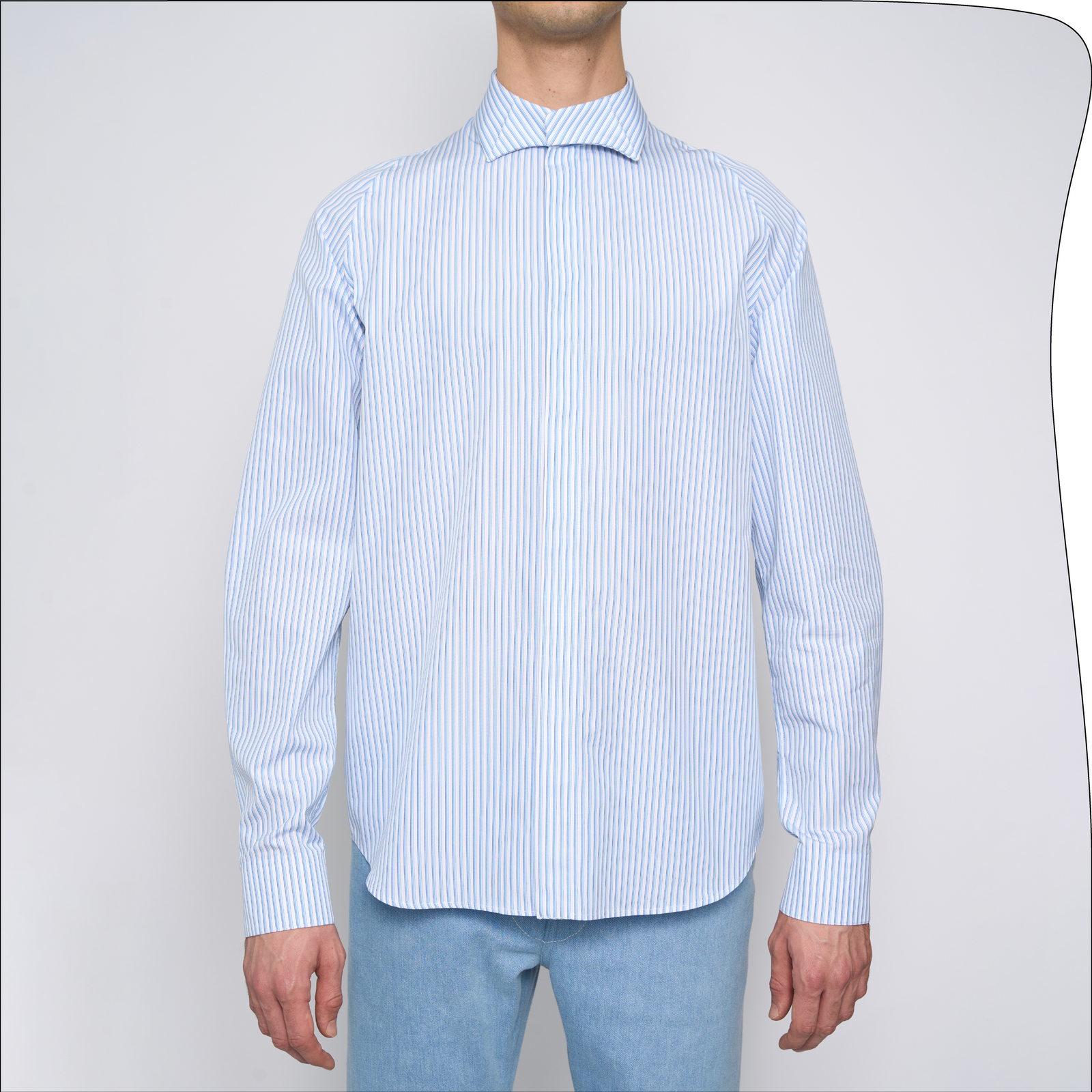 TYMPHAN STRIPED COTTON SHIRT