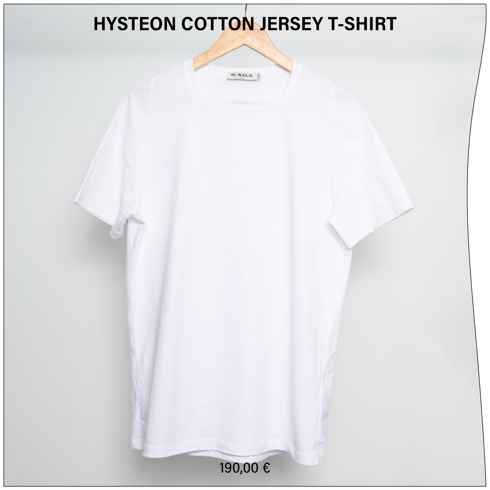 HYSTEON COTTON JERSEY T-SHIRT