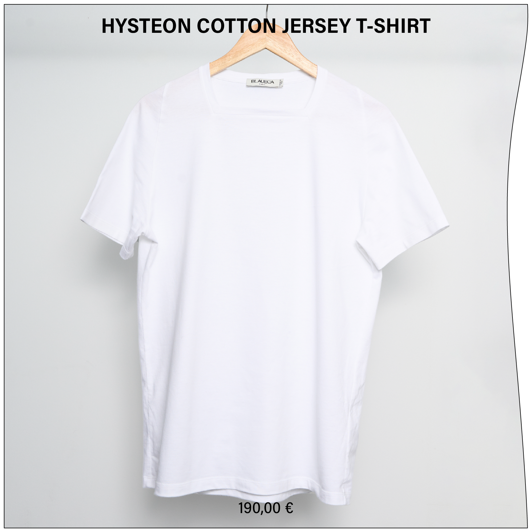 HYSTEON COTTON JERSEY T-SHIRT